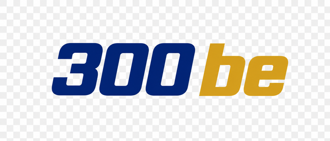 300 be বাংলাদেশের নীল সবুজ লোগো